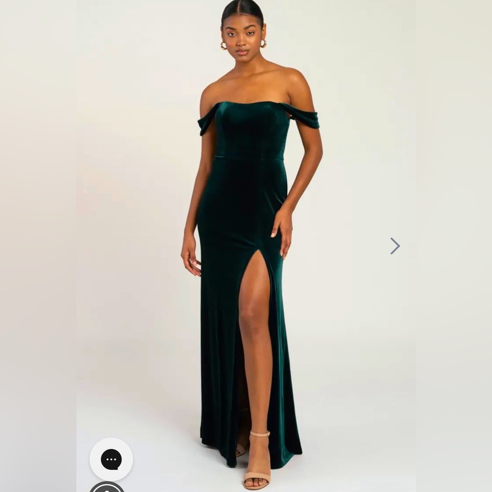 ✨LIGHTLY WORN✨ JENNY YOO VELVET GOWN